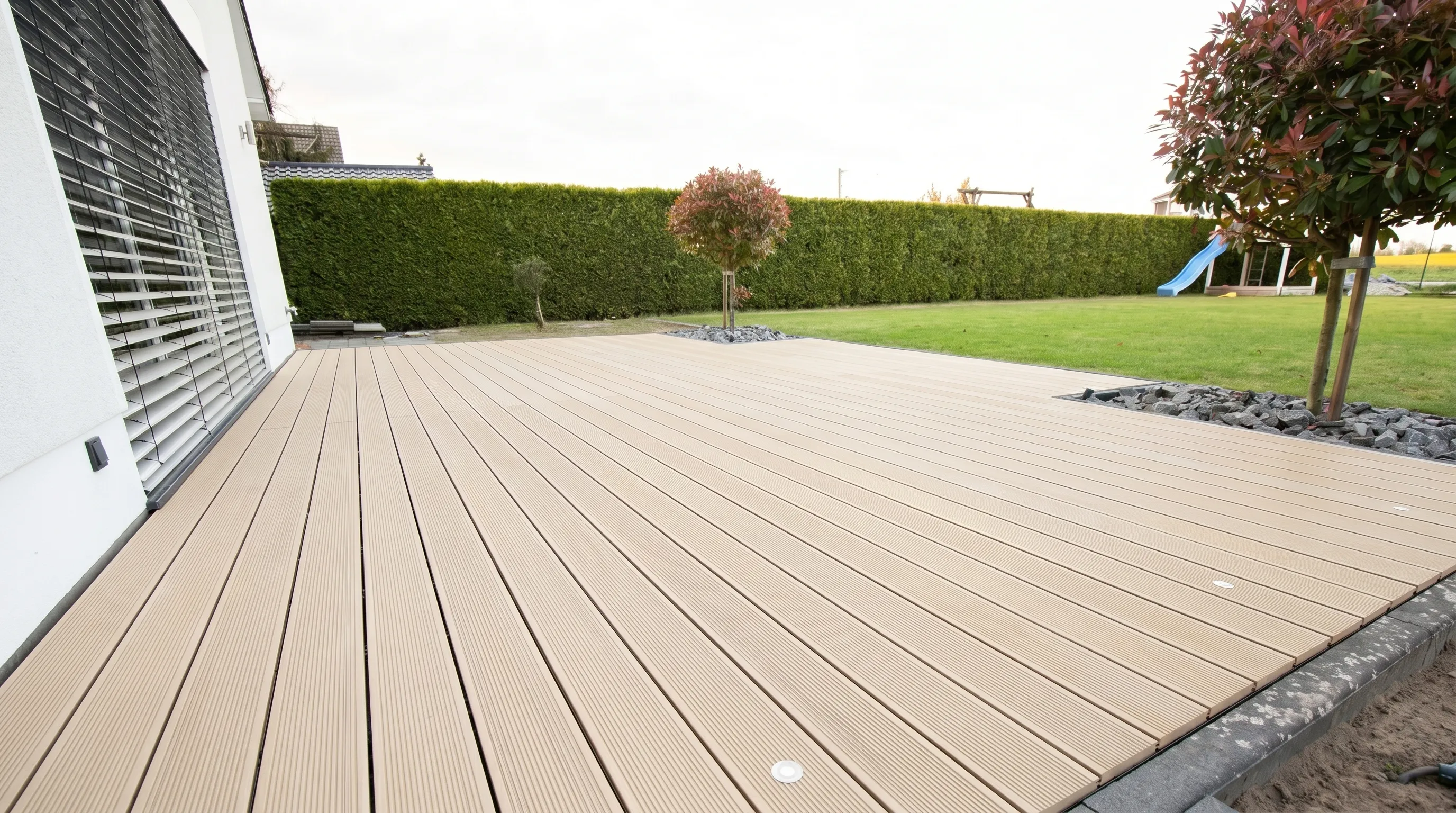 Terrasse mit Creme