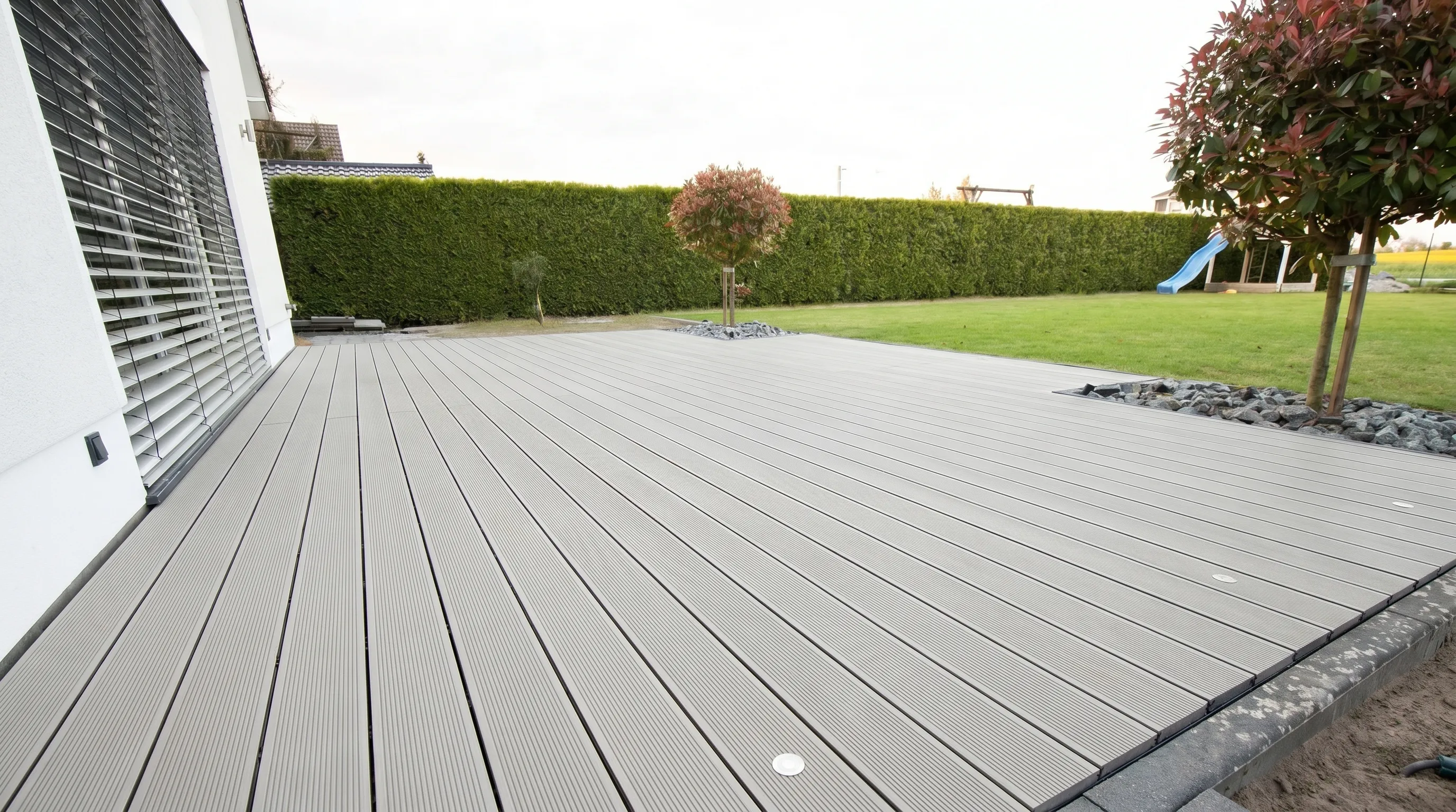 Terrasse mit Sand